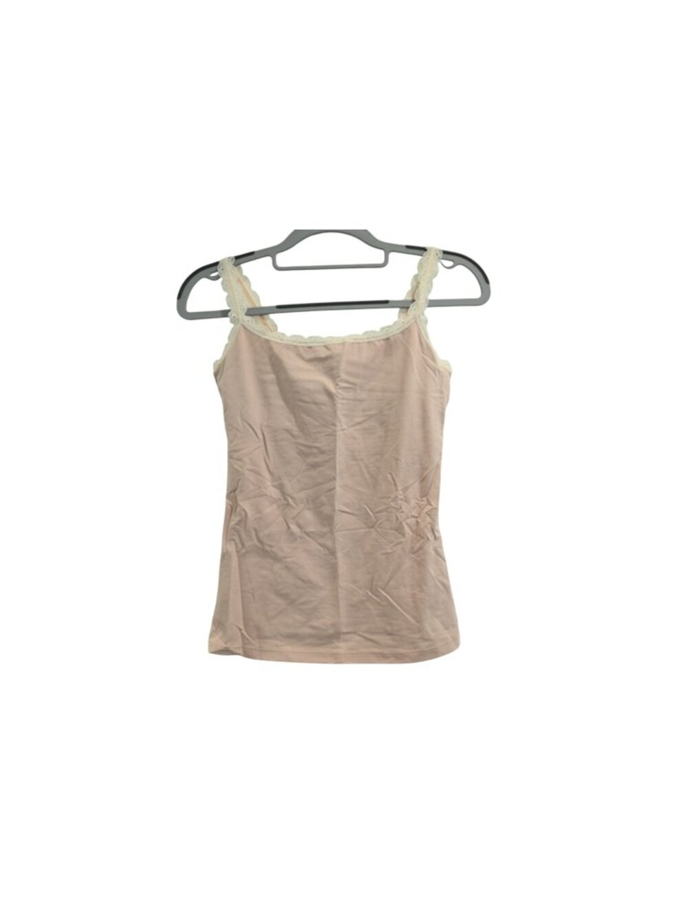 NWT B.Tempt'd Inspired Eyelet Shelf Bra Cami Sz S Rose Smoke Lace Trim 911219